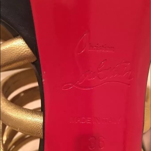 Christian Louboutin Shoes - CHRISTIAN LOUBOUTIN Cage Heels❤️Red Soles 36EU